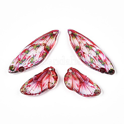 Epoxy Resin Butterfly Wing Pendants&nbsp;FIND-N005-65D