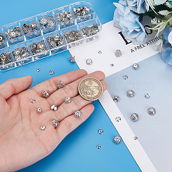 360Pcs 12 Styles Iron Bead Caps Sets&nbsp;IFIN-ME0001-03