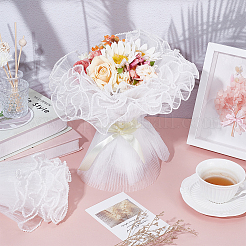 16 Yards 2 Colors Organza Flower Bouquet Wrapping Mesh Paper&nbsp;DIY-UN0007-72