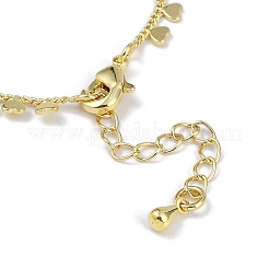 Rack Plating Brass Bracelets for Women&nbsp;BJEW-K244-08A-G