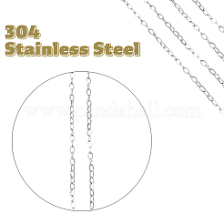 1Pc 304 Stainless Steel Cable Chains Pendant Decorations&nbsp;HJEW-SC0002-57