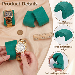 Velvet Jewelry Watch/Bracelet Display Pillows&nbsp;ODIS-WH0043-201C