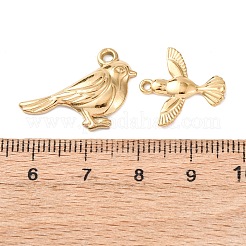 10Pcs 304 Stainless Steel Pendants&nbsp;STAS-P432-06G