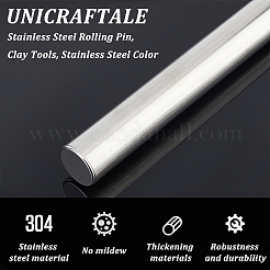 304 Stainless Steel Rolling Pin&nbsp;DIY-UN0003-73