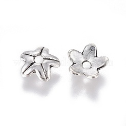 Tibetan Style Alloy Bead Caps&nbsp;X-LF10624Y
