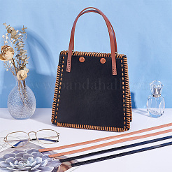 3 Pairs 3 Colors Cowhide Leather Sew On Bag Handles&nbsp;FIND-PH0010-62