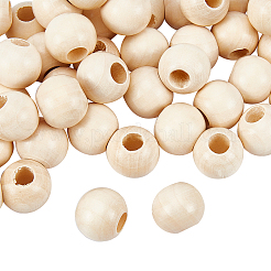 50PCS Wooden Beads&nbsp;WOOD-OC0001-86