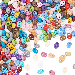 300Pcs Opaque Colours Glass Seed Beads&nbsp;EGLA-TA0013-74