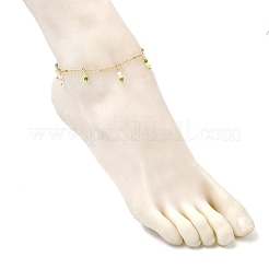 3Pcs Glass Beads Anklets&nbsp;AJEW-AN00720