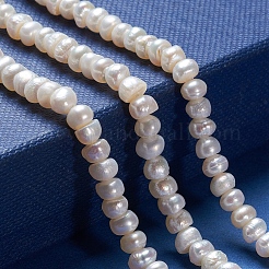 Natural Cultured Freshwater Pearl Beads Strands&nbsp;X-PEAR-I004-07B-01A