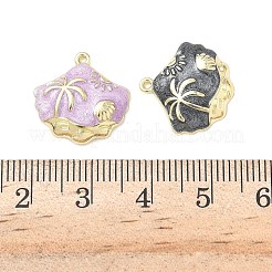 Alloy Enamel Pendants&nbsp;ENAM-G232-01G-02