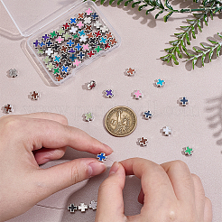 78Pcs 13 Colors Alloy Enamel Beads&nbsp;FIND-PH0026-52