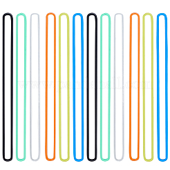60Pcs 6 Colors PVC Luggage Tag Straps&nbsp;FIND-CY0002-12