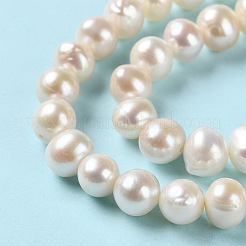 Natural Cultured Freshwater Pearl Beads Strands&nbsp;PEAR-E018-38