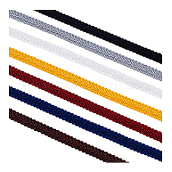 14M 7 Style Polyester Centipede Braided Lace Ribbon&nbsp;OCOR-PH0005-46