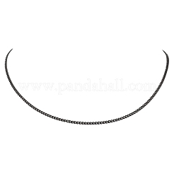 2.5MM 304 Stainless Steel Twisted Chain Necklaces for Women Men&nbsp;NJEW-JN05819-02