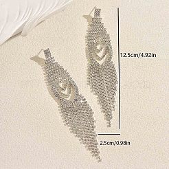 Brass Rhinestone Chandelier Earrings for Women&nbsp;TS9607