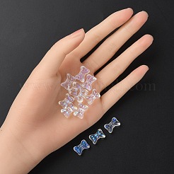 35Pcs Transparent Spray Painted Glass Beads&nbsp;GLAA-YW0001-68