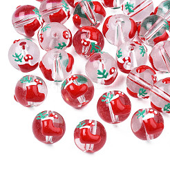 Transparent Glass Enamel Beads&nbsp;LS-GLAA-N049-029