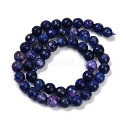 Natural Agate(Dyed & Heated) Beads Strands&nbsp;G-G079-A09-03