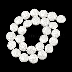 Electroplated Shell Pearl Beads Strands&nbsp;BSHE-Z007-02B