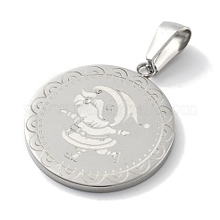 Christmas 304 Stainless Steel Pendants&nbsp;STAS-Z098-40P