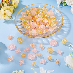 104Pcs 5 Styles Acrylic Beads&nbsp;OACR-TA0004-52