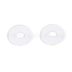 50Pcs Transparent PVC Insulating Gaskets&nbsp;PVC-T006-6mm-01