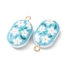 Printed Alloy with Acrylic Pendants&nbsp;AL-CBAE25B-04H-G