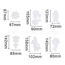 ABC Plastic Pegboards used for DIY Fuse Beads&nbsp;PH-DIY-P001-04