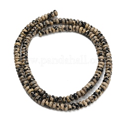 Natural Dalmatian Jasper Beads Strands&nbsp;G-L635-A24-4x2mm