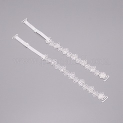 Lace Butterfly Orchid Non-slip Bra Straps&nbsp;LS-FIND-WH0081-43B