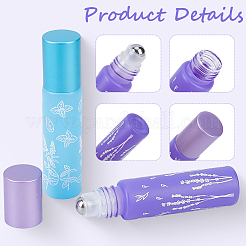 10Pcs 5 Colors Glass Roller Ball Bottles&nbsp;CON-GF0001-21