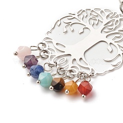 201 Stainless Steel Filigree Pendants Keychains&nbsp;KEYC-JKC00293