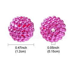 Imitation Pearl Acrylic Beads&nbsp;OACR-FS0001-45B