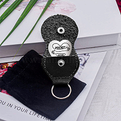 Heart Double-Sided Engraved Stainless Steel Commemorative Decision Maker Coin Set&nbsp;AJEW-GL0002-01H