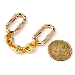 Alloy Coffee Chain Link Purse Strap Extenders&nbsp;AJEW-BA00120