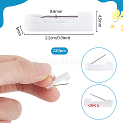 Plastic Safety Adhesive Back Bar Pins with Iron Pin&nbsp;KY-PH0001-34A-02