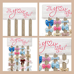 Wood Hanging Welcome Sign&nbsp;HJEW-WH0077-001