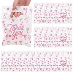 100Pcs Bowknot Thank You Printed Eco-Friendly Reusable Bags&nbsp;ABAG-SP0001-61A-A
