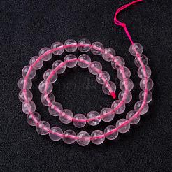 Natural Rose Quartz Bead Strands&nbsp;G-R173-10mm-04