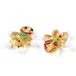 Gingerbread Man Handmade Lampwork Beads&nbsp;LAMP-G150-04D