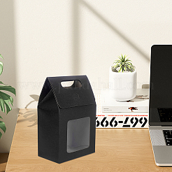Rectangle Paper Storage Gift Boxes with Clear Window&nbsp;CON-WH0095-60