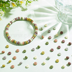 7 Strands 7 Colors Handmade Polymer Clay Beads Strands&nbsp;CLAY-AR0001-34