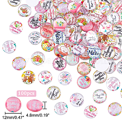 1 Bag Glass Cabochons&nbsp;GGLA-PH0001-41A