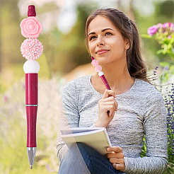 DIY Plastic Beadable Pens Making Kits&nbsp;DIY-YW0012-25C