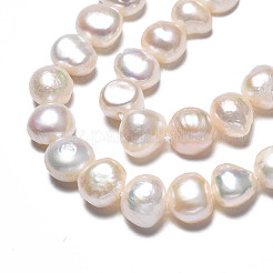 Natural Cultured Freshwater Pearl Beads Strands&nbsp;PEAR-N014-08A
