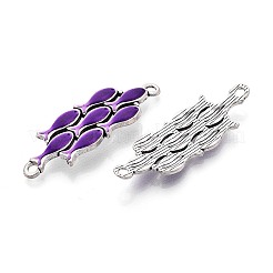 Alloy Enamel Connector Charms&nbsp;TIBE-N016-09AS-03