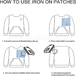 Computerized Embroidery Cloth Iron On Patches&nbsp;DIY-GF0002-18A