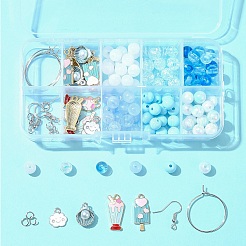 Acrylic Bead DIY Earring Making Kits&nbsp;DIY-FS0006-67B